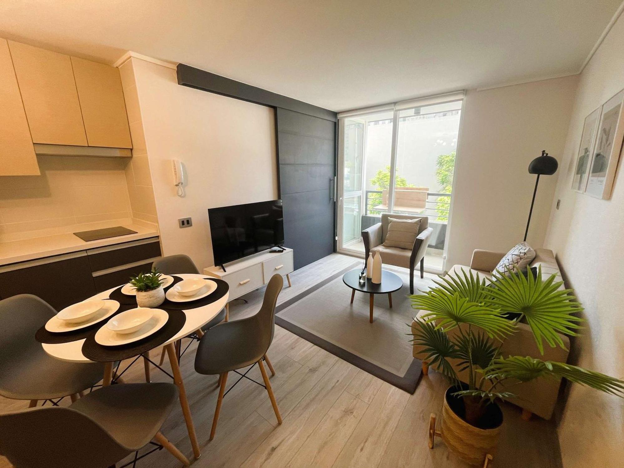 Hom Estupendo Y Acogedor Depto 1d1b 2pax Apartamento *